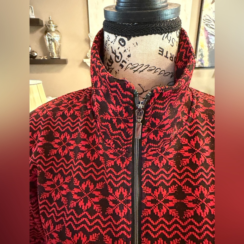 Luhta Women's Red Jacket/ base Top/ Ski Aspres top - Picture 5 of 17